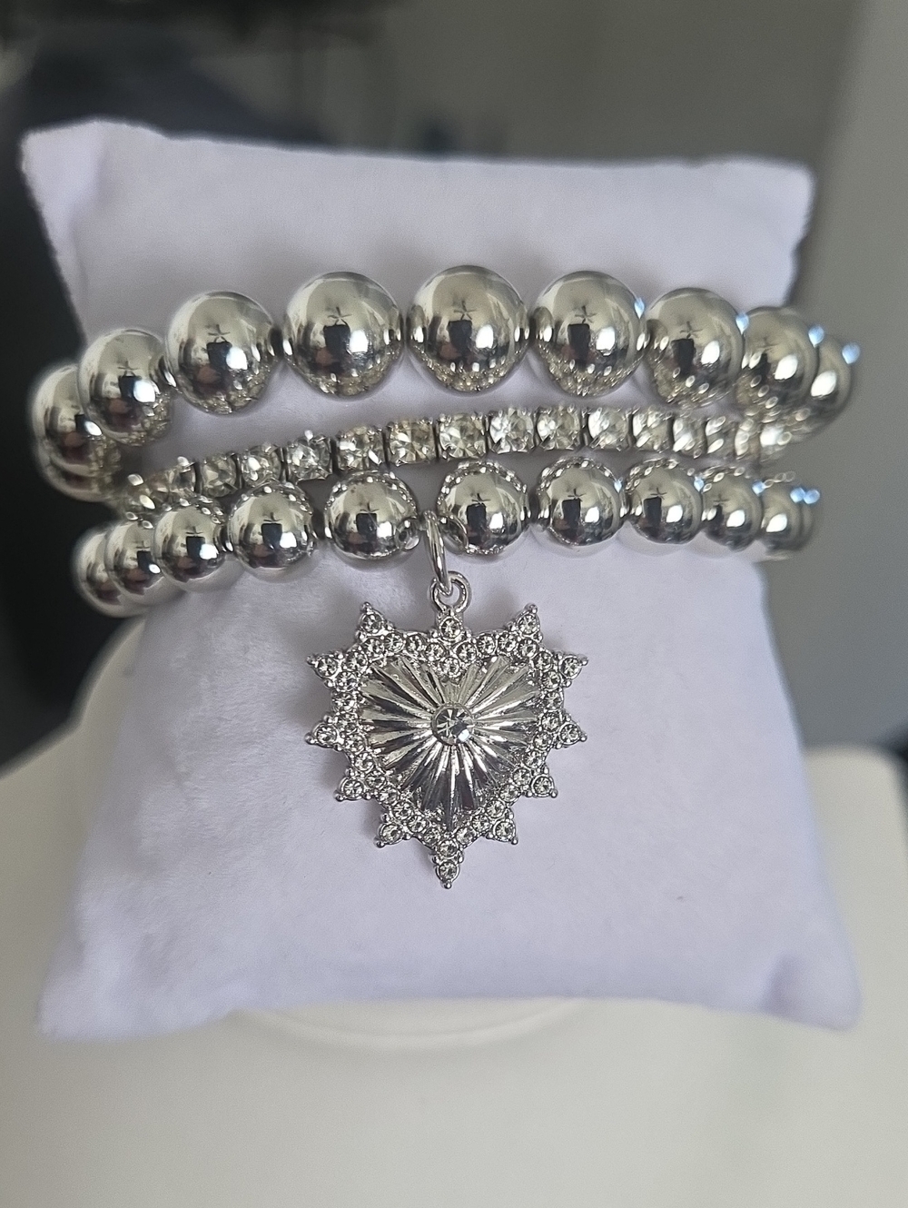 Paparazzi Excess8ve Elegance White Bracelet NWT